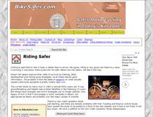 Tablet Screenshot of bikesafer.com
